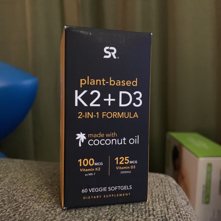 photo of Sports Research Plant-Based K2+D3 shared by @jcaouettejr on  01 Nov 2020 - review