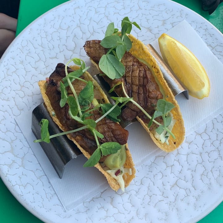 photo of Tuk Tuk Microbrewery Mushroom Taco shared by @theveganstudents on  29 Aug 2021 - review