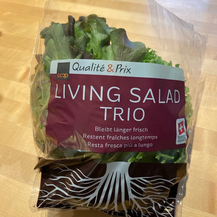 photo of Coop Qualitè & Prix LIVING SALAD TRIO shared by @robi96 on  12 Sep 2022 - review