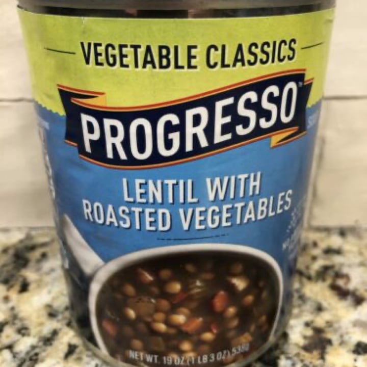 photo of Progresso Lentil with roasted vegetables soup shared by @tjb257 on  01 Nov 2022 - review