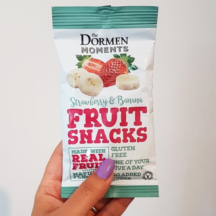 photo of The dormen moments Strawberry & Banana fruit snacks shared by @purplelilpixie on  19 Jun 2021 - review