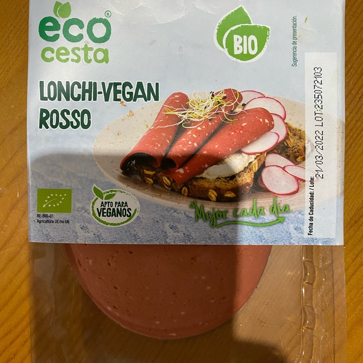 photo of Ecocesta Lonchi vegan rosso shared by @supersukita on  16 Jan 2022 - review