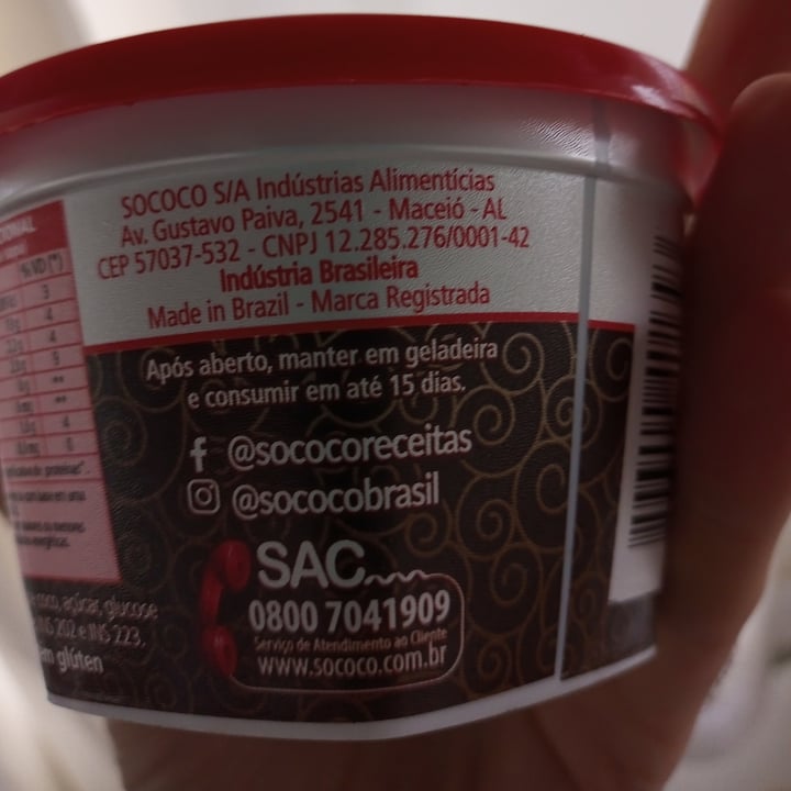 review photo of Sococo Cocada Cremosa Queimada shared by @geraldinhogovegan on 14 May 2022 - review