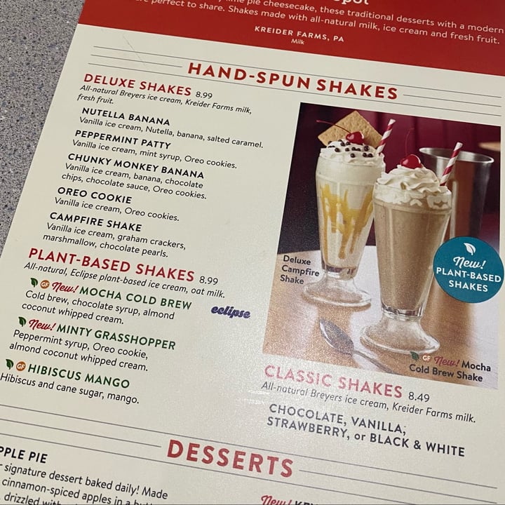 photo of Silver Diner- Cherry Hill Mocha Cold Brew Plant-Based Shake shared by @curvycarbivore on  01 May 2022 - review