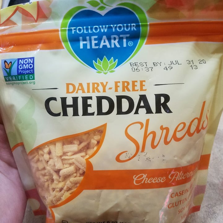photo of Follow Your Heart Cheddar Shreds shared by @joyrose on  02 Nov 2020 - review