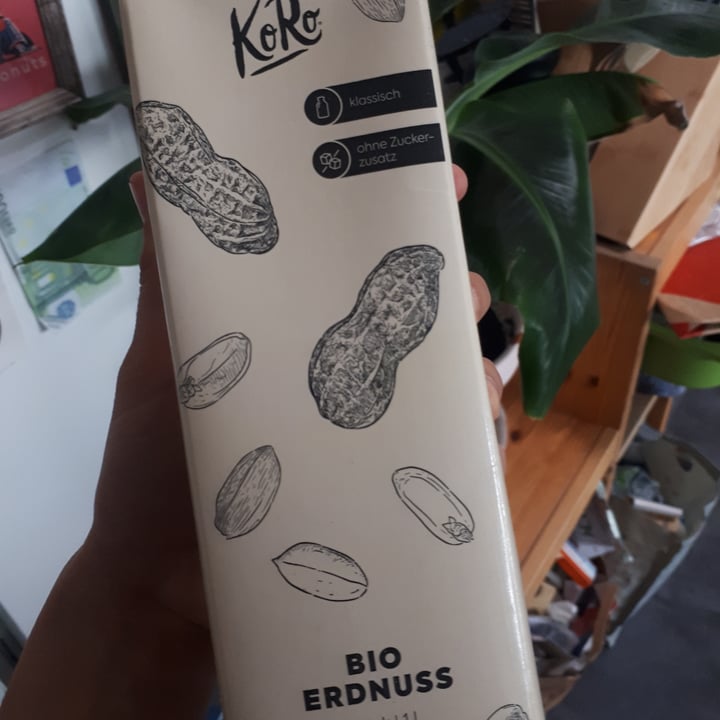 photo of Koro Bio erdnuss drink shared by @valeriaog on  06 May 2022 - review