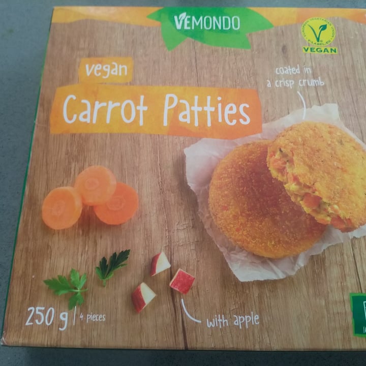 photo of Vemondo Vegan carrot patties shared by @aliceross on  31 Mar 2022 - review