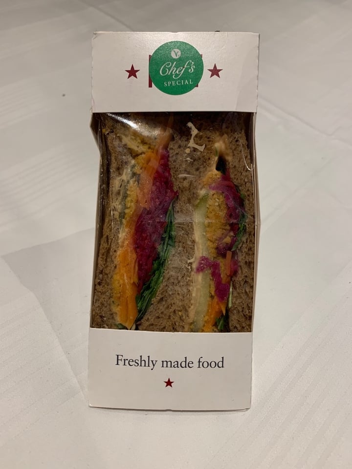 photo of Pret A Manger Smoky Carrot & Falafel on Rye shared by @kayleigh-jade on  17 Feb 2020 - review