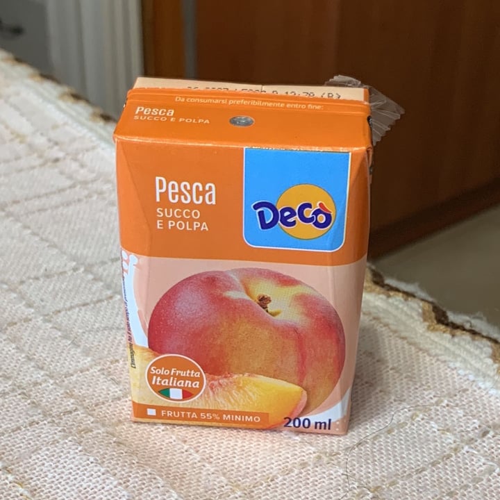 review photo of Bio Decò Succo di frutta alla pesca shared by @blacklion on 08 May 2022 - review