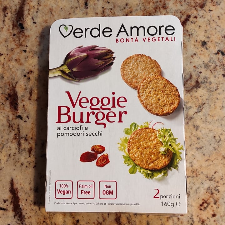 photo of Verde Amore Veggie Burger ai carciofi e pomodori secchi shared by @chiba on  12 May 2021 - review