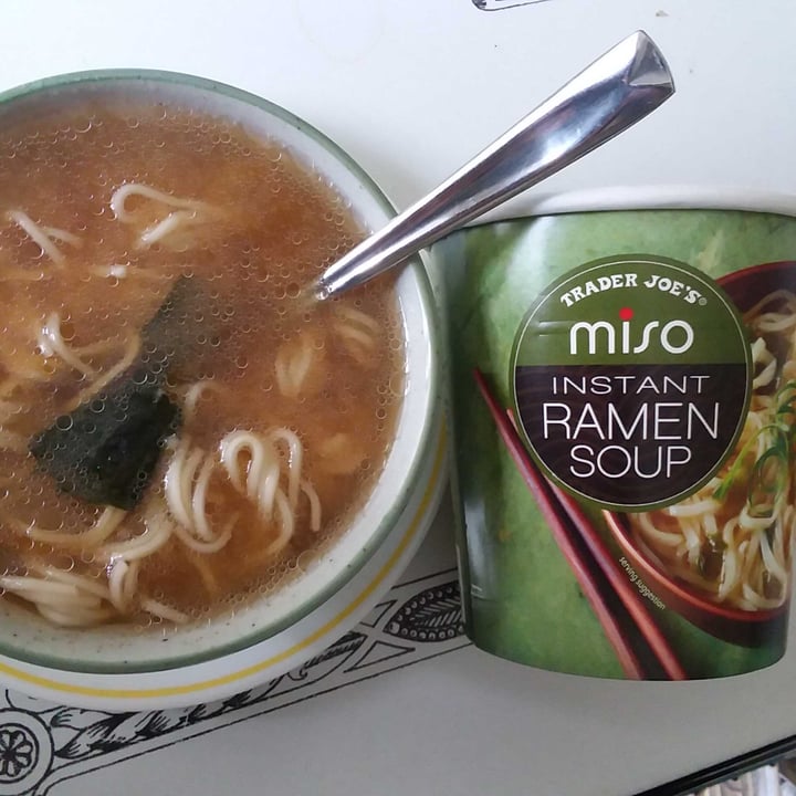 review photo of Trader Joe's Miso Instant Ramen Soup shared by @littlepea on 17 Mar 2021 - review