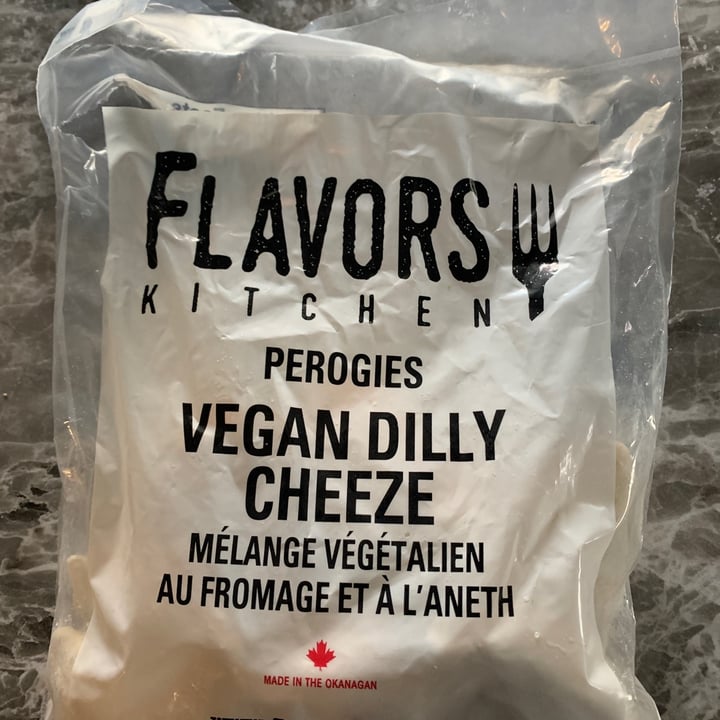 photo of Flavours Kitchen Vegan Dilly Cheeze Perogies shared by @novamercury on  18 Jul 2022 - review