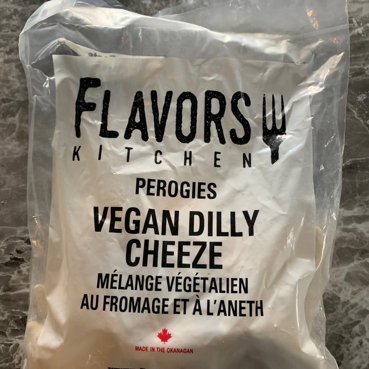 review photo of Flavours Kitchen Vegan Dilly Cheeze Perogies shared by @novamercury on 18 Jul 2022 - review