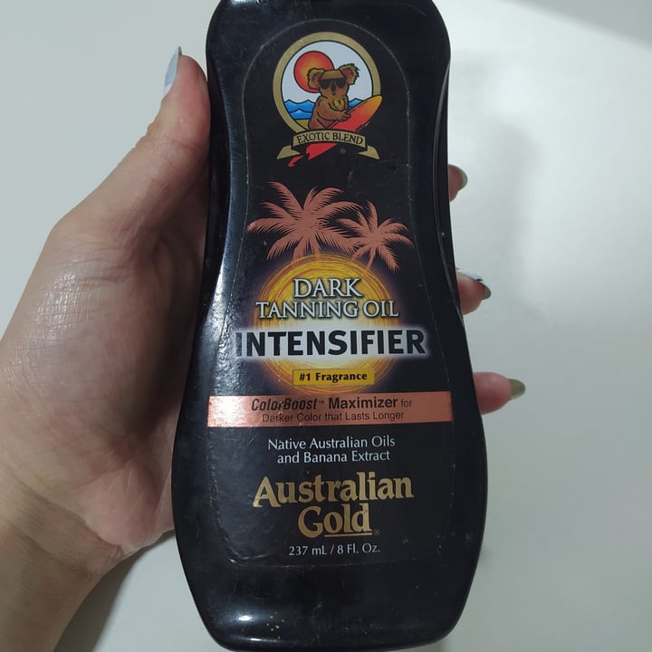 photo of Australian Gold Dark Tanning Oil shared by @mayravmv on  12 Jul 2021 - review