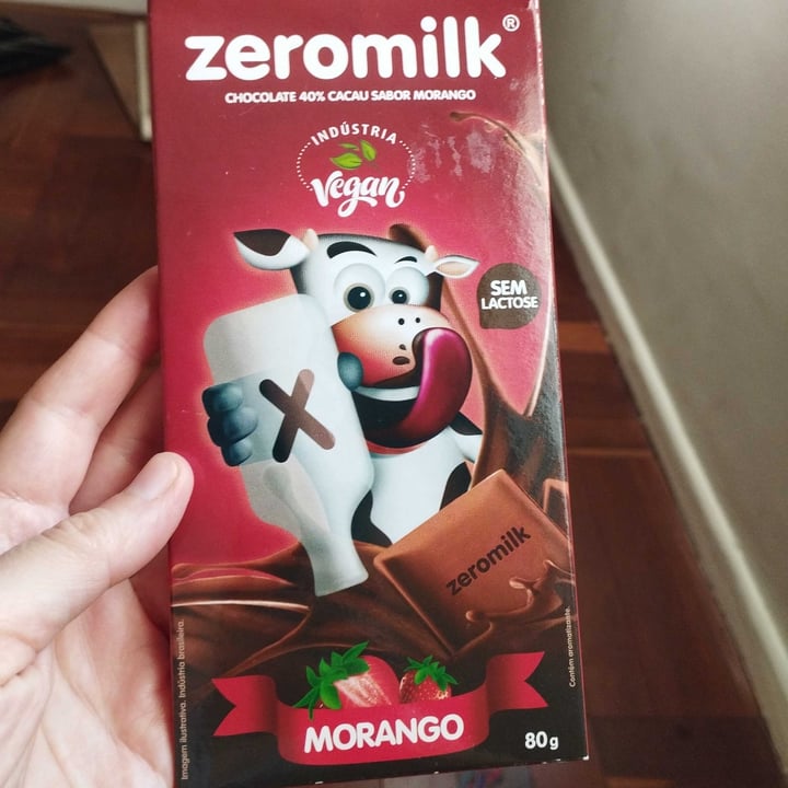 photo of Zeromilk Chocolate 40% Cacau com Morango shared by @lelelarcher on  30 Oct 2022 - review