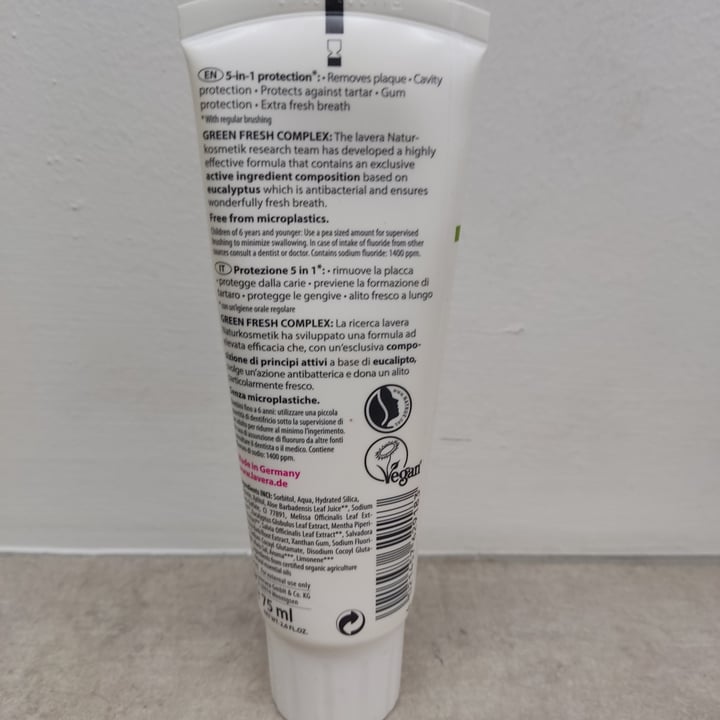 photo of Lavera Naturkosmetik Toothpaste Total care shared by @andre82 on  03 Apr 2022 - review