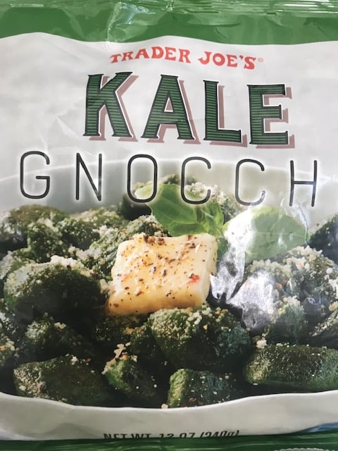 photo of Trader Joe's Kale gnocchi shared by @tamiapple on  13 Mar 2020 - review