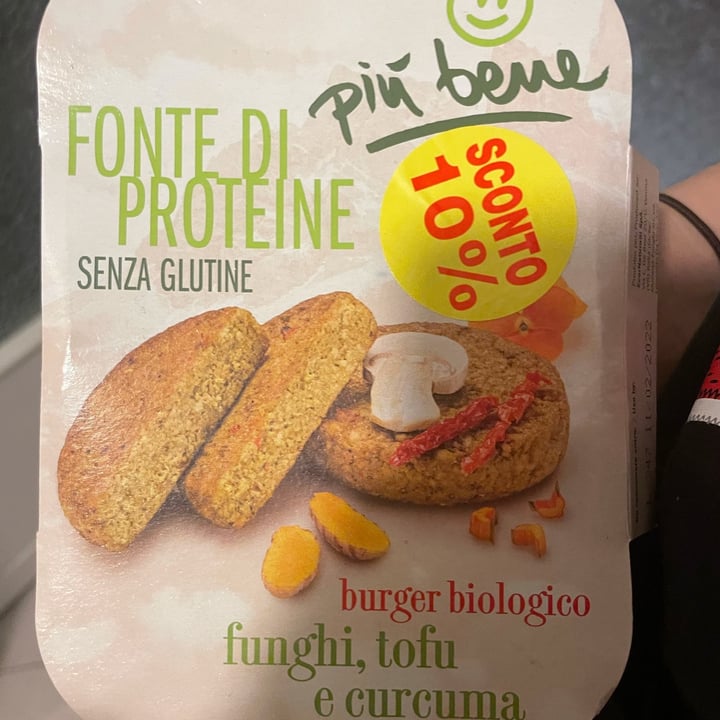 photo of Piú bene Burger Tofu  Curcuma shared by @elisaruocco on  15 Feb 2022 - review