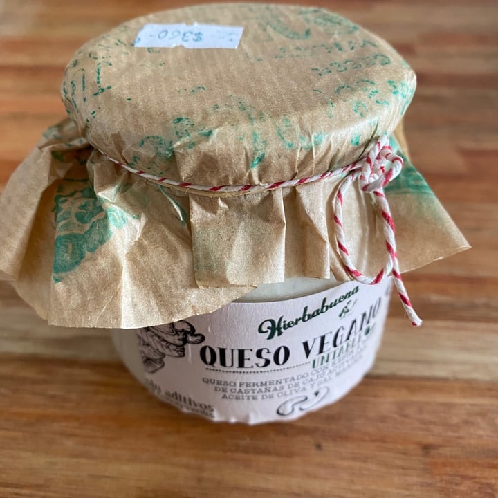 review photo of Hierbabuena Queso Vegano De Cajú shared by @naranjaypomelo on 14 Mar 2021 - review