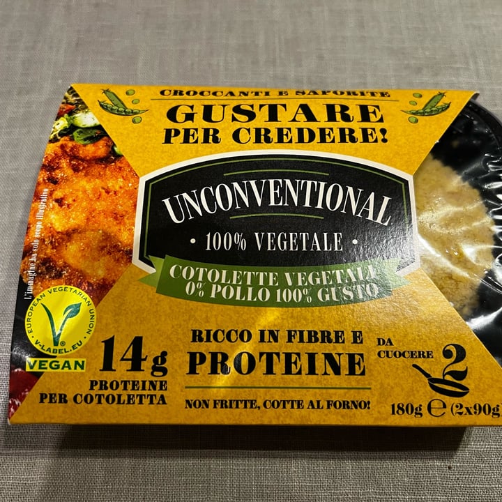 photo of Unconventional Cotolette Vegetali 0% Pollo 100% Gusto shared by @irtela on  28 Oct 2022 - review