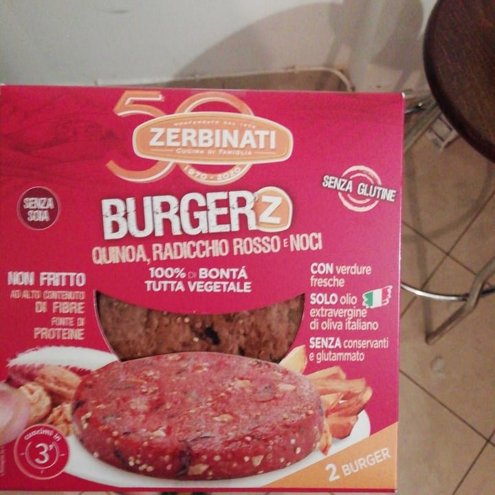 review photo of Zerbinati Burger Quinoa, Radicchio Rosso E Noci shared by @alelias on 04 Apr 2021 - review