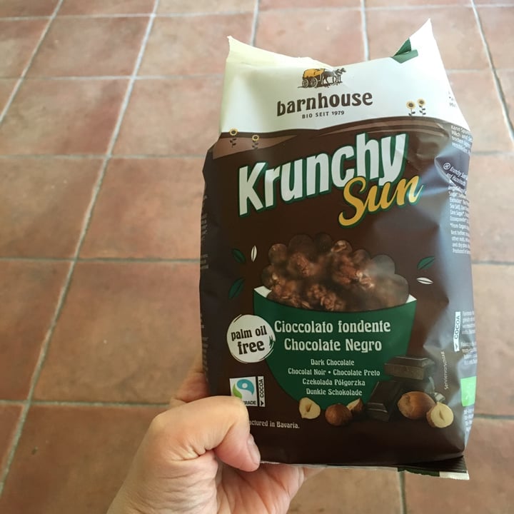 review photo of Barnhouse Krunchy Sun Cioccolato Fondente Nero shared by @kettypierro on 14 Apr 2022 - review