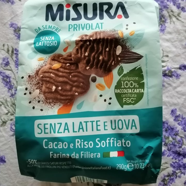 photo of Misura Biscotti con cacao e riso soffiato - Privolat shared by @fedefiona02 on  24 Jun 2022 - review