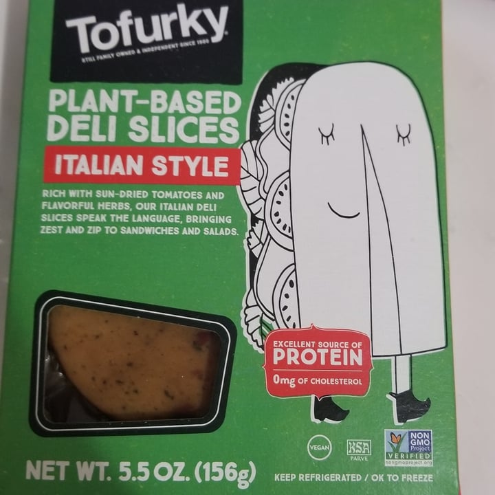 photo of Tofurky Plant-Based Deli Slices Italian Style shared by @rechelalechevegan on  07 Jan 2021 - review