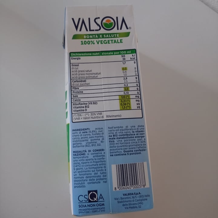 review photo of Valsoia Bevanda di soia morbido shared by @lelisa on 09 Feb 2022 - review