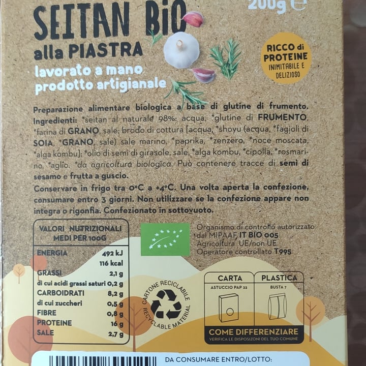 photo of Regina Verde Seitan Bio alla Piastra shared by @kemen on  10 Jul 2022 - review