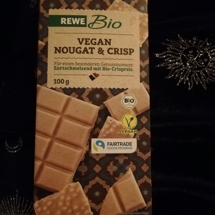 review photo of Rewe Bio Vegan Nougat & Crisp shared by @tihcrown on 15 Jan 2021 - review