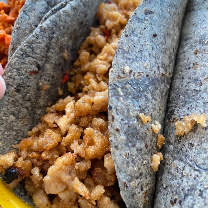 photo of Mango Blues Vegan tacos (Delivery and Pick-up) Taco De Carnitas shared by @curvycarbivore on  11 Mar 2021 - review