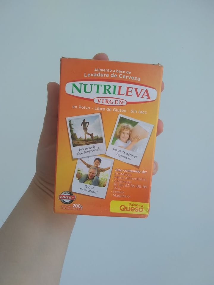 photo of Nutrileva Levadura de Cerveza sabor Queso shared by @purofuegovegan on  31 Jan 2020 - review