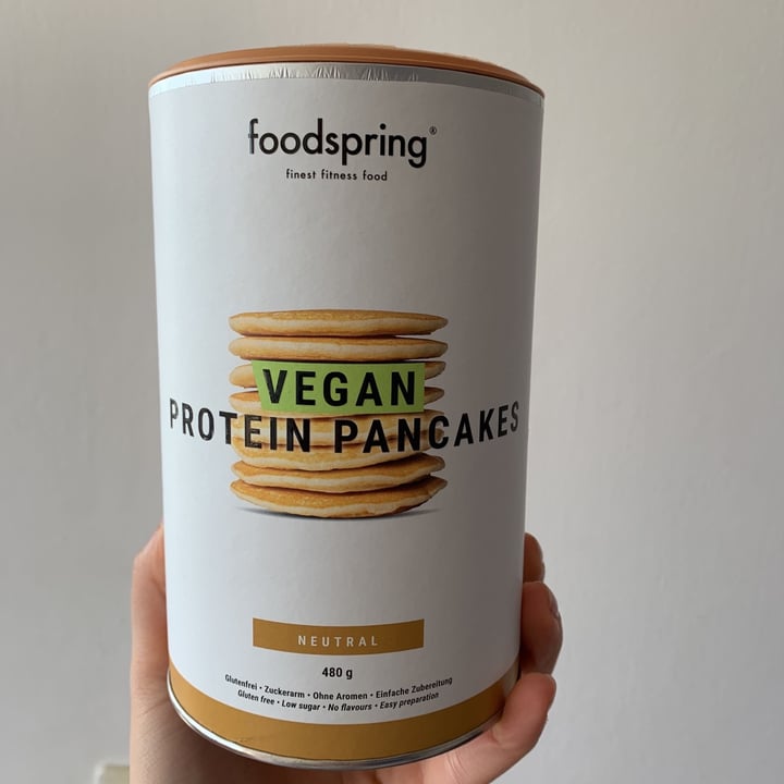 photo of Foodspring Vegan Protein Pancakes shared by @michelamercuri on  04 Apr 2021 - review