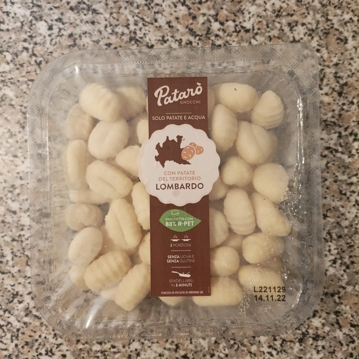 photo of Patarò Gnocchi patate e acqua shared by @vvrr on  27 Oct 2022 - review