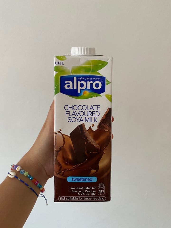photo of Alpro Chocolate Flavored Soya Milk shared by @chlo17chappell on  23 Mar 2020 - review