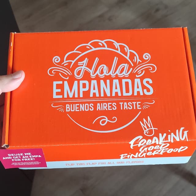 「vegan empanada mango tango」の料理の写真
