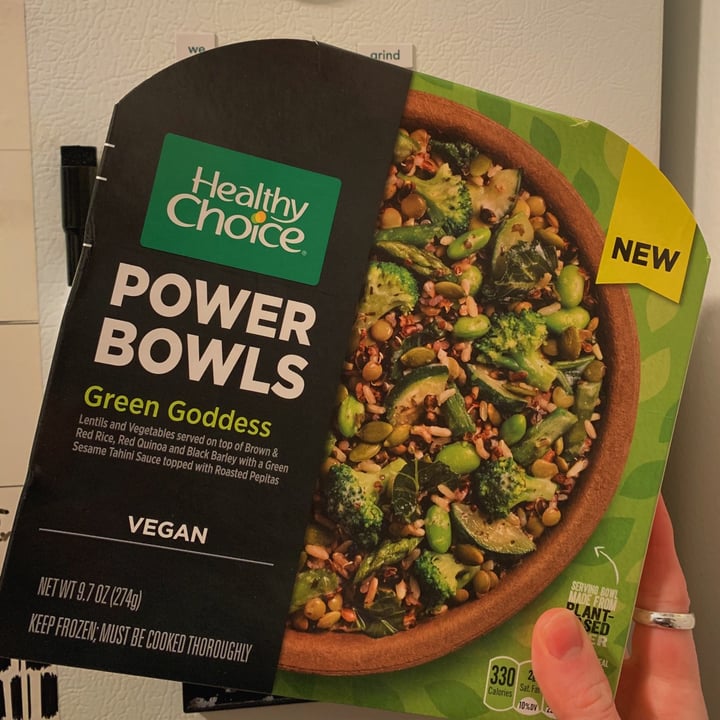 photo of Healthy Choice Power Bowl Green Goddess shared by @madib on  08 Dec 2020 - review