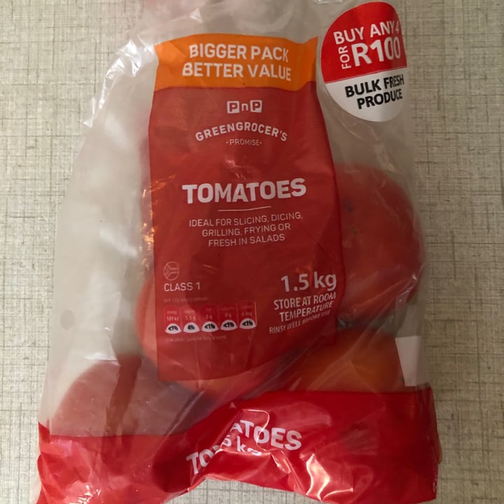 photo of Pick n Pay Slicing tomatoes shared by @tinacheng on  21 Jan 2021 - review