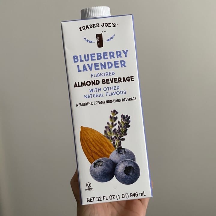 photo of Trader Joe's Lavender Blueberry Almond Milk shared by @soularflare on  28 Apr 2021 - review