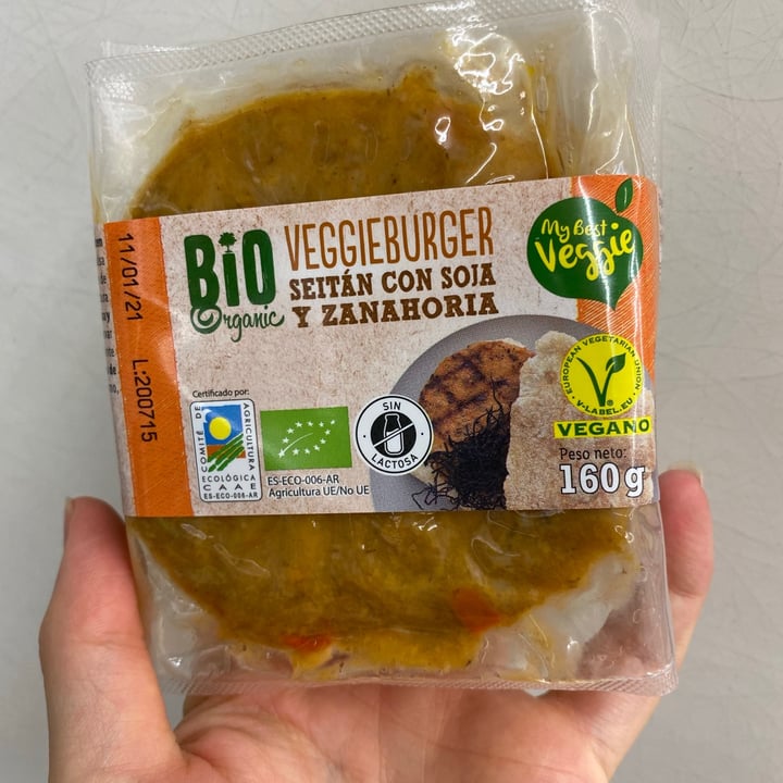 review photo of Vemondo Veggieburguer Seitan con Soja y Zanahoria shared by @nenuky on 03 Aug 2020 - review
