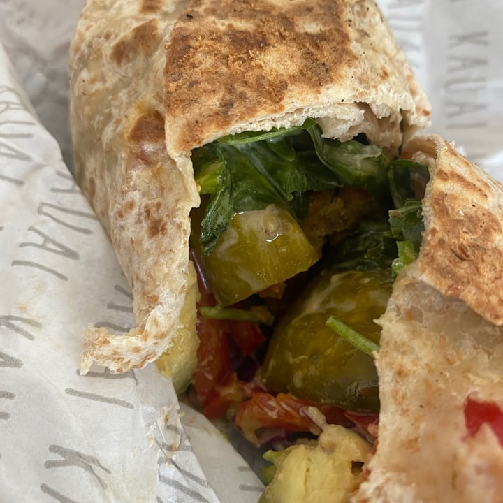 photo of KAUAI Virgin Active Sun Valley Avo falafel wrap shared by @marcytheresa on  21 Apr 2021 - review