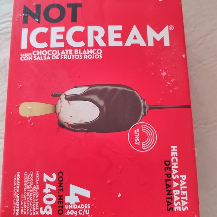 photo of NotCo Not Icecream Cremoso de Frambuesa shared by @valeriavegana on  06 Feb 2022 - review