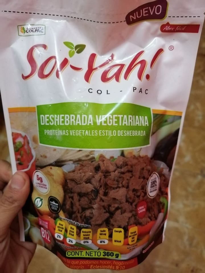 photo of Alimentos Colpac Carne Desherbada Vegetariana shared by @viannivegan on  03 Jan 2020 - review