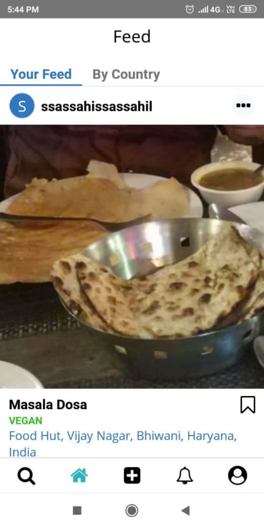 Photo of the dish “Plain Roti + Masala Dosa”