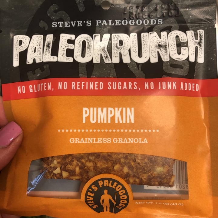 review photo of Steve’s Paleogoods Paleokrunch pumpkin shared by @cchumney on 27 Jun 2021 - review