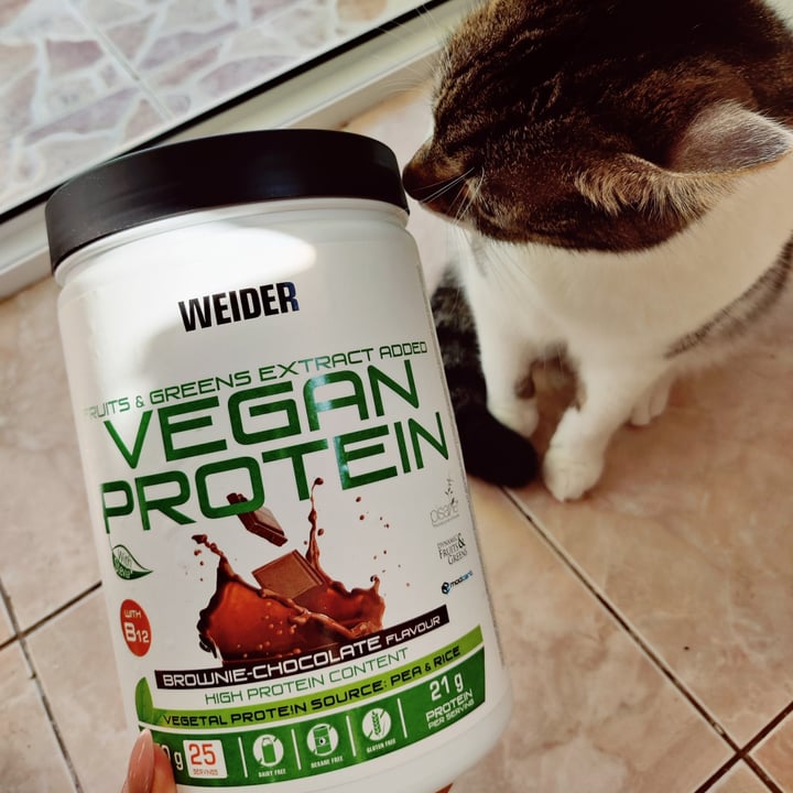 photo of Weider Vegan Protein (Brownie-Chocolate Flavour) shared by @andreiushka on  01 Oct 2021 - review