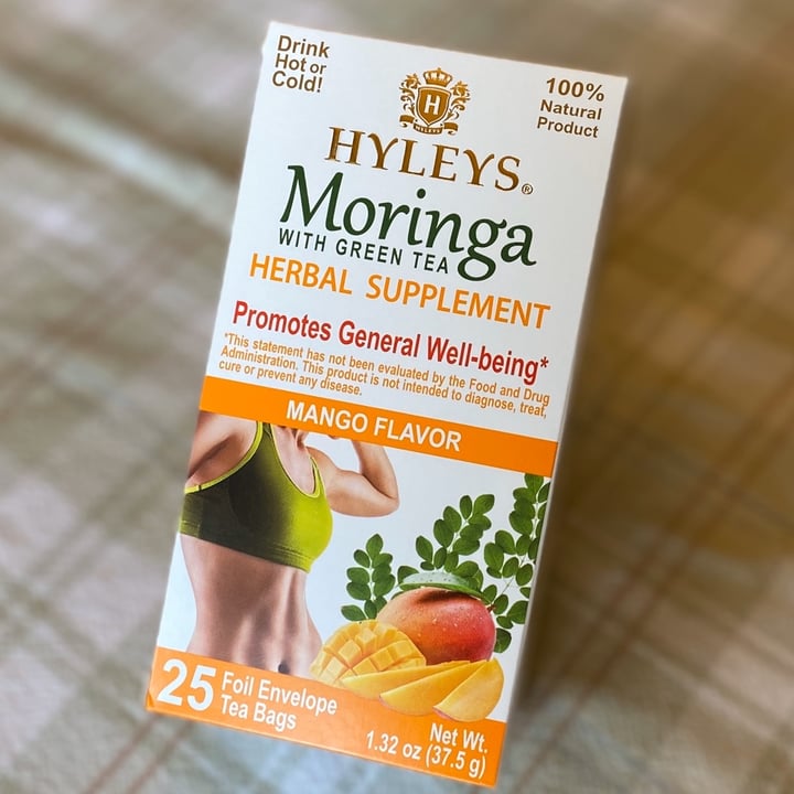 review photo of Hyleys Moringa with Green Tea Mango Flavor shared by @veganshannon on 14 Apr 2020 - review