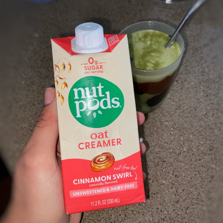 review photo of nutpods Cinnamon Swirl Oat Creamer shared by @jacquevegan on 19 Apr 2022 - review