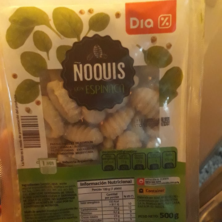 review photo of Dia% ñoquis de espinaca shared by @kodoszya on 20 Nov 2022 - review